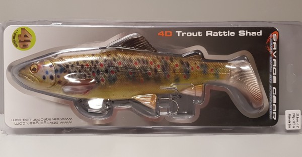 Savage Gear 4D Trout Rattle Shad 27,5cm 290g MS Moderate Sinking