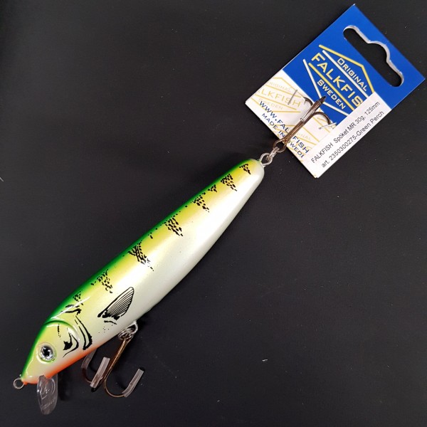 Spöket MR 12,5cm 30gr floating Green Perch 6P