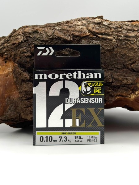 DAIWA Morethan Durasensor 12 Braid EX+Si3 150m 0,06mm 0,10mm 0,12mm 0,14mm Geflochtene Angelschnur L