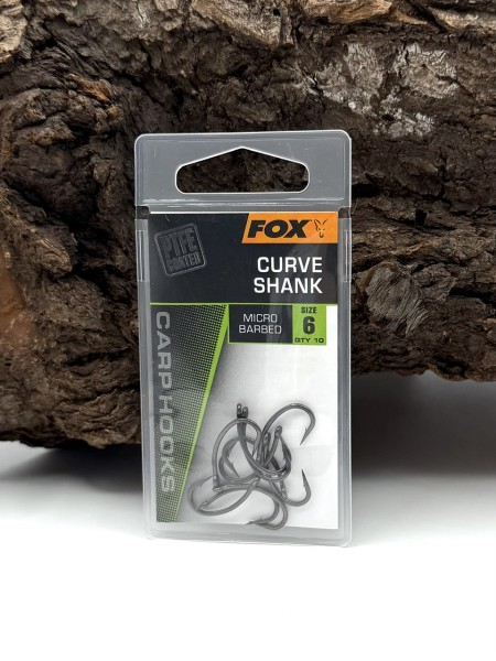 Fox Curve Shank PTFE Karpfenhaken Micro Barbed Größe 2 4 6