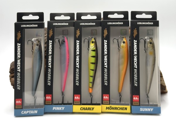 Lieblingsköder Zander/Hecht-Wobbler 10cm 15,0g 0,5m Tauchtiefe Floating 16 Farben