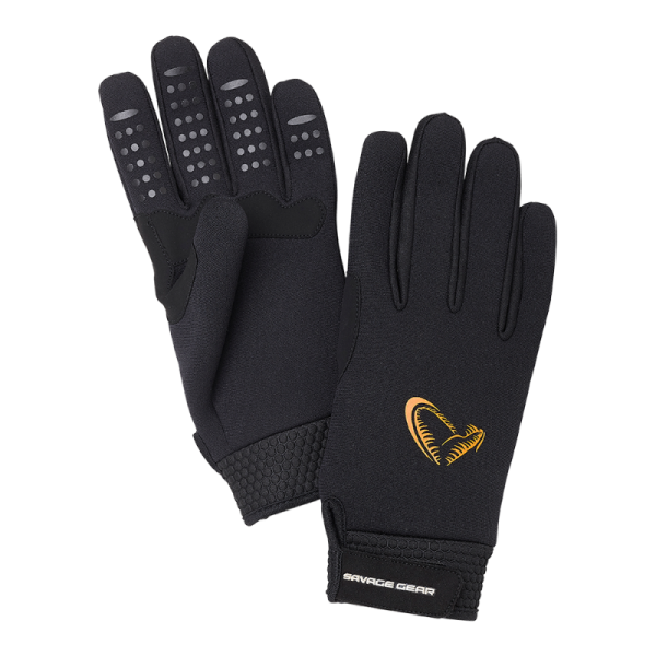 Savage Gear Neoprene Stretch Glove Black Größe M L XL