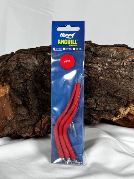Ragot ANGUILL Rot 1/0 2/0 3/0 Gummi-Makk