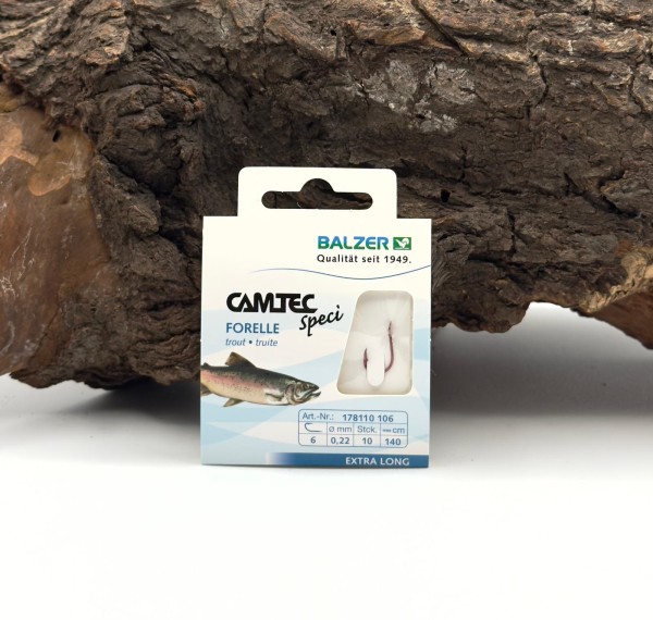 Balzer Camtec Speci Forelle/Sbiro Rot 140cm Gr. 4 6 8 10 12
