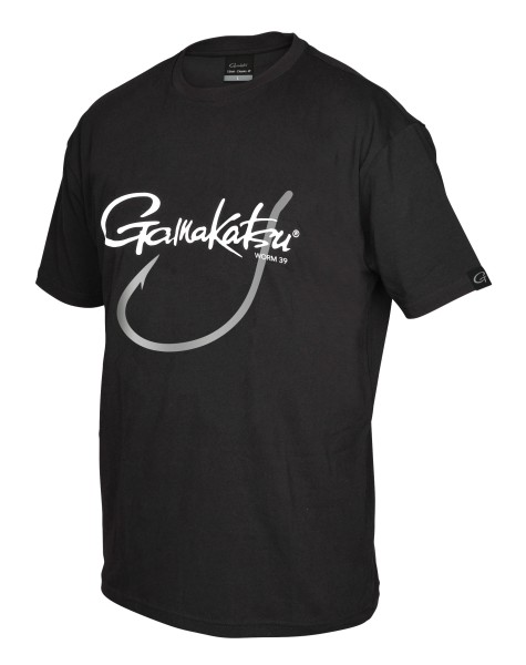 Gamakatsu T-Shirt Worm 39 Black S M L XL XXL XXXL