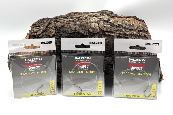 Balzer Shirasu Street Drop Shot Rig Perch 150cm Fluorocarbon Ø 0,30mm 0,35mm