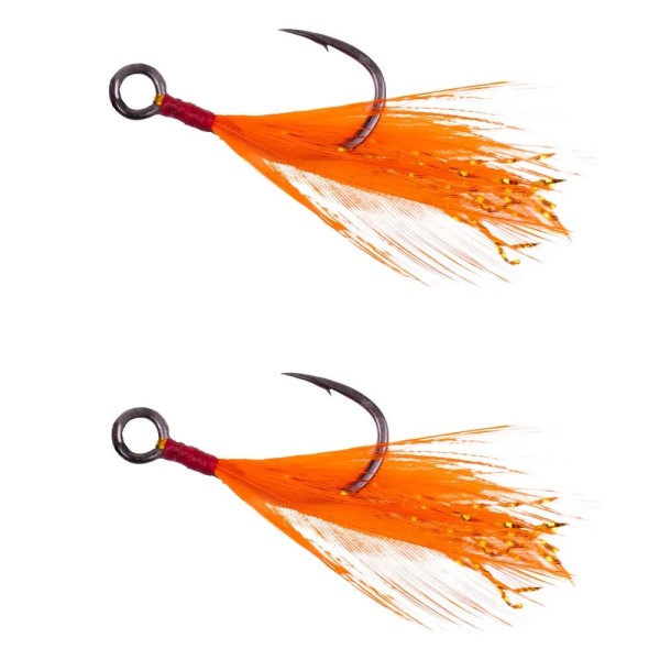 Zeck Feathered Single Hook #2 #4 #6 BA Edition 2 Stück