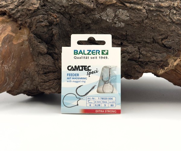Balzer Camtec Speci Haken mit Madenring Gr. 6 8 10 12