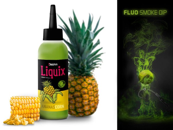 Delphin Fluo Dip D Snax Liquix 8 Sorten Liquid Booster Supreme Power Bait Smoke 100ml