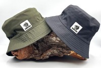 Nash Make It Happen Badge Reversible Bucket Hat Blue Green Wendehut