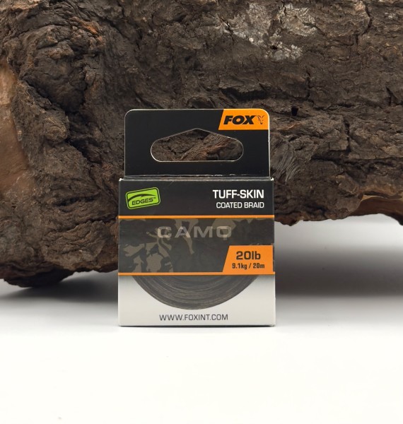 Fox Edges Tuff-Skin & Tuff-Skin Soft Vorfachmaterial 9,1kg 11,3kg 15,8kg 20m