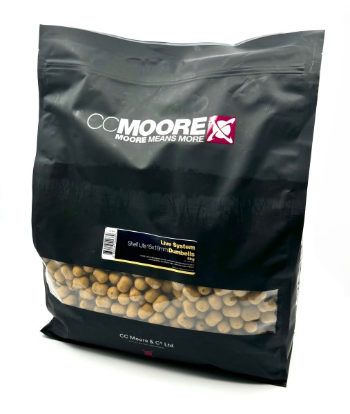 CCmoore Live System 15x18mm Dumbells 5kg Shell Life Baits