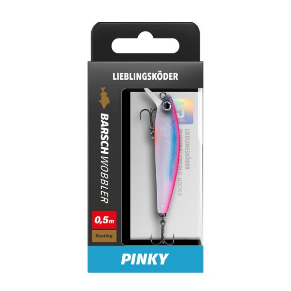 Lieblingsköder Barschwobbler 50mm 3,8g 0,5m Tauchtiefe Floating 16 Farben