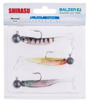 Balzer Shirasu Holo Yoko Shad Set 7cm 3 Farben SALE