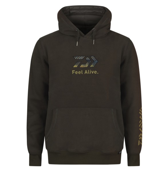 DAIWA D-Vec Hoodie Zander Dark Olive Kapuzenpullover M L XL XXL