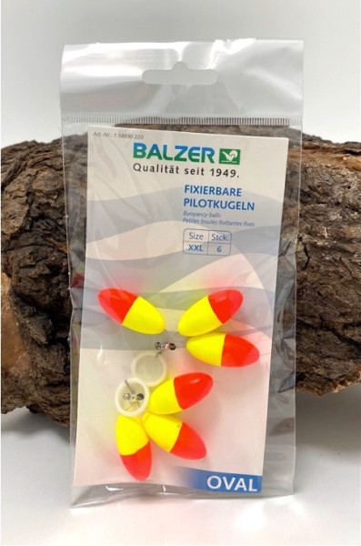 Balzer Fixierbare Pilotkugeln oval S M L XL XXL XXXL