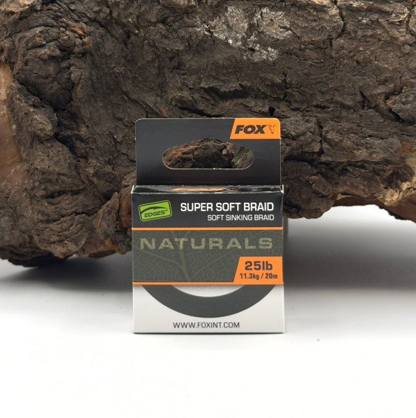 Fox EDGE Naturals Super Soft Braid 25lb 11,3kg 20m