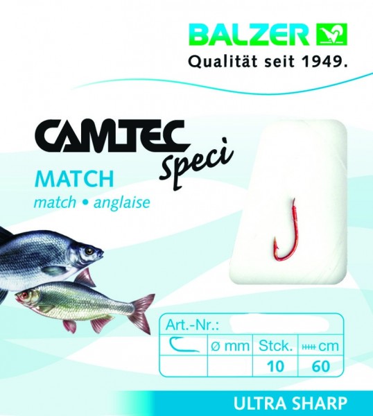 Balzer Camtec Speci Match Rot 60cm Gr. 10 12 14 16 18 20