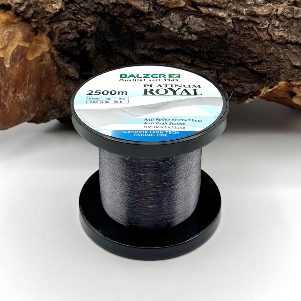 Balzer Platinum Royal 0,20mm 4,80kg 2500m Spule monofile Schnur SALE