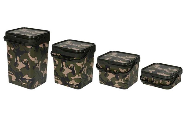 Fox Camo Bucket Angel-Eimer in 4 Größen 6l, 12l, 18l und 24l