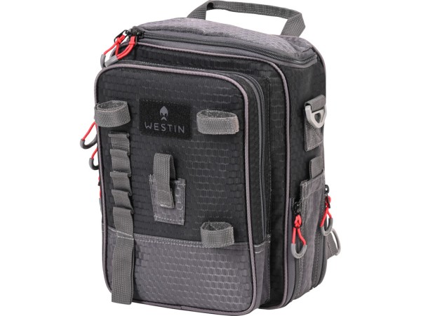 Westin W4 Street Bag Pro Titanium Black 31x27x14cm inkl. 3 Tackle Boxen