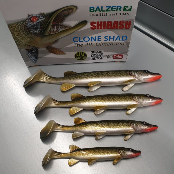Balzer Shirasu Clone Shad Pike 12cm 15cm 18cm 21cm