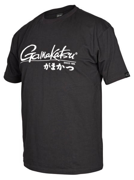 Gamakatsu T-Shirt Classic JP Black S M L XL XXL XXXL