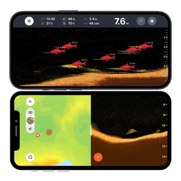 Deeper Smart Sonar Chirp+4 Wireless Sonar KI Fishfinder für iPhone iOS + Android