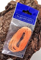 Silkekrogen 10 Hornhechtschlaufen Orange Seidenfäden Seidenschlaufen Silkekrogen 10 Hornhechtschlaufen Orange Seidenfäden Seidenschlaufen