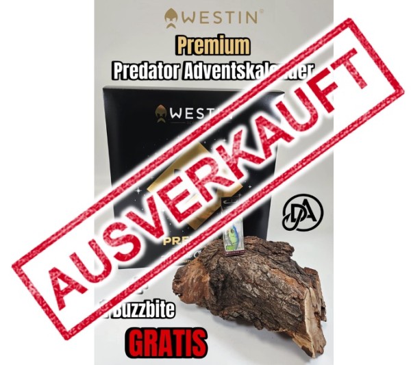 Westin 2024 Premium Predator Advent Calendar + 1 Buzzbite gratis Adventskalender