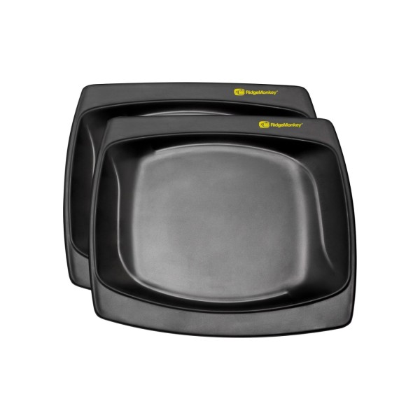 RidgeMonkey DLX Large Plate 2 Teller Outdoor Geschirr BPA-frei