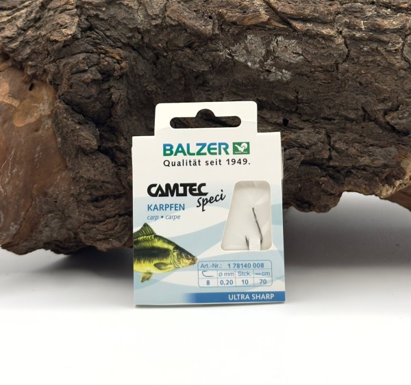 Balzer Camtec Speci Karpfen Schwarz 70cm Gr. 2 4 6 8 SALE