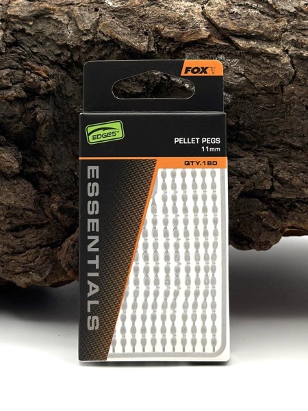 Fox Edges Essentials Pellet Pegs 11mm 13mm Pelletstopper für Haarmontagen