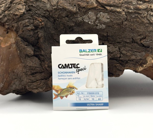 Balzer Camtec Speci Schonhaken Silber 60cm Gr. 2 4 6 8 10 12 14 16 18