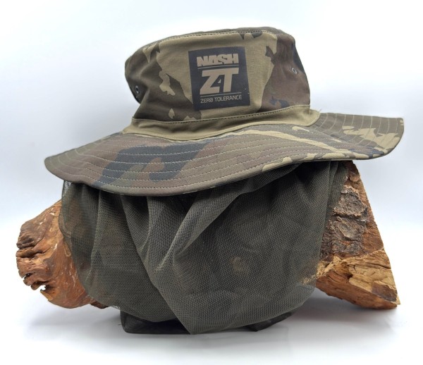 Nash ZT Lite Hydra Flex Bush Hat Camo Angelhut mit Moskitonetz