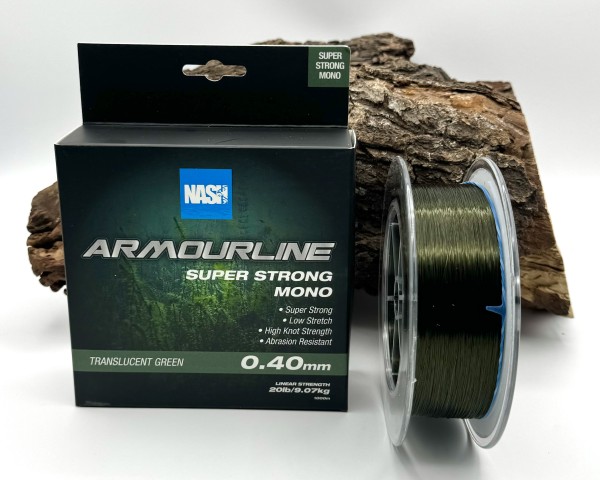 Nash Armourline Super Strong Mono Translucent Green Karpfenschnur 1000m