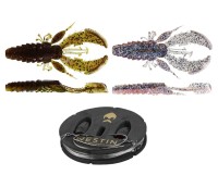 Westin Carolina Perch Rig Kit + 6,5cm CreCraw 14g Clear & Dark Water Mix