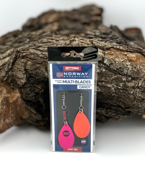 Spro Norway Expedition Multi Blades Spinnerblatt Candy 2 Stück ABVERKAUF