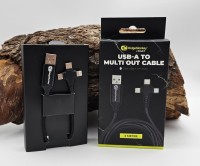 RidgeMonkey Vault USB A to Multi Out Cable 2m SALE