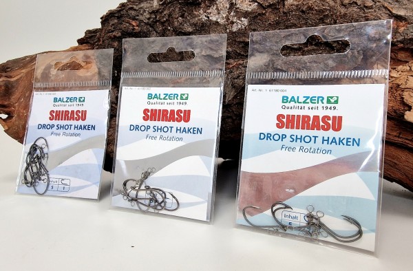 Balzer Shirasu DropShot Haken Free Rotation Gr. 1 2 4