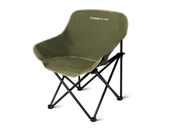 Delphin WASABI SHORTback Kompakter Camping- & Angelstuhl