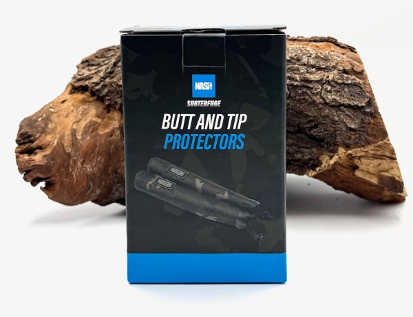 NASH Subterfuge Butt and Tip Protectors Rutenschutz 2 Stück 20x4cm Camo