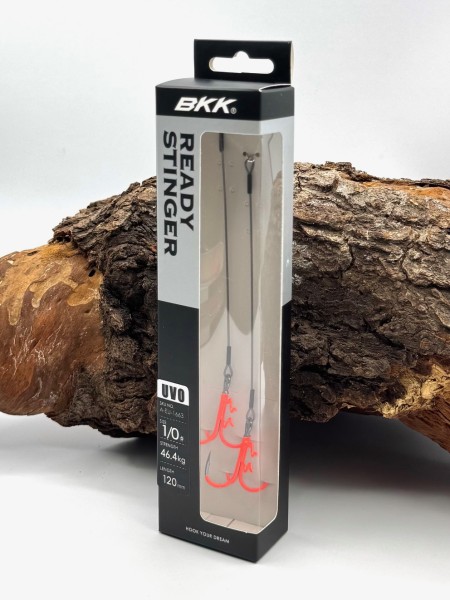 BKK Assist Spear Stinger HD 7x7 Wire Pike UVO #1 #1/0 #2/0 2 Stück