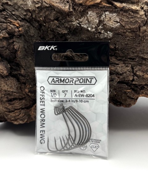 BKK Armorpoint Offset Worm EWG Haken #2 bis #4/0