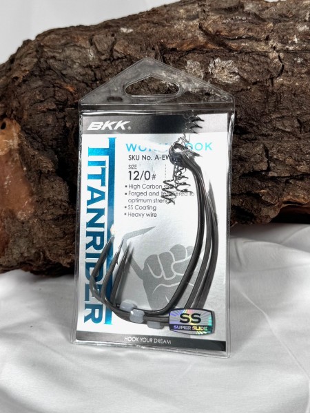 BKK Titanrider Worm Hook Weedless Super Slide