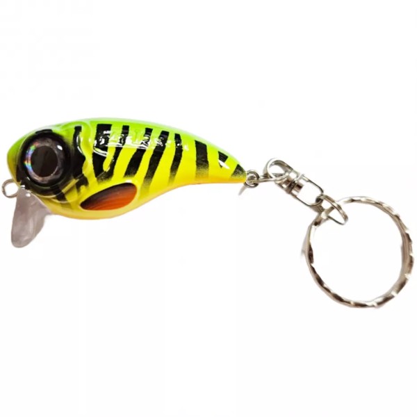 Spro Fat IRIS Key Ring Schlüsselanhänger Firetiger Perch Northem Pike