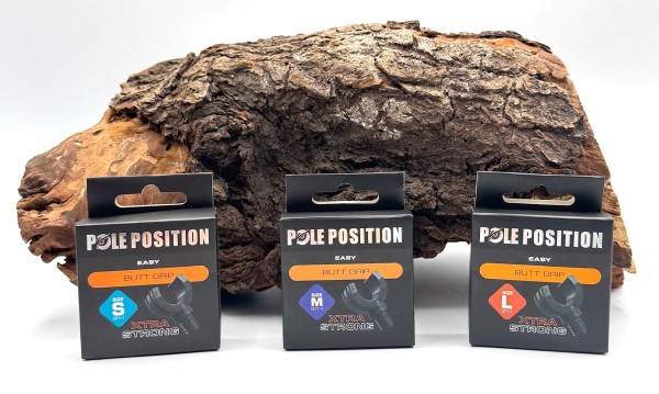 Pole Position Easy Butt Grip Small Medium Large Rutenhalterung