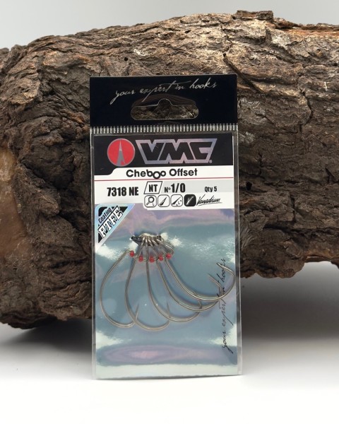VMC Cheboo Offset 7318NE PTFE Cheburashka Haken 4 2 1 1/0 2/0 3/0