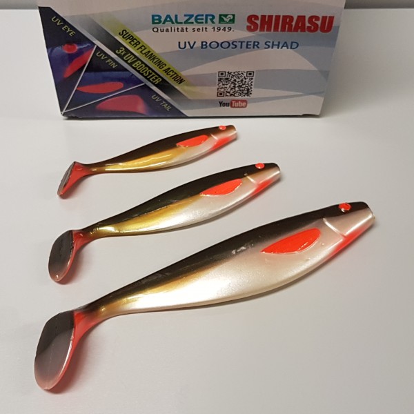 Balzer UV Booster Shad Arkansas Shiner 6cm 10cm 13cm 17cm 23cm