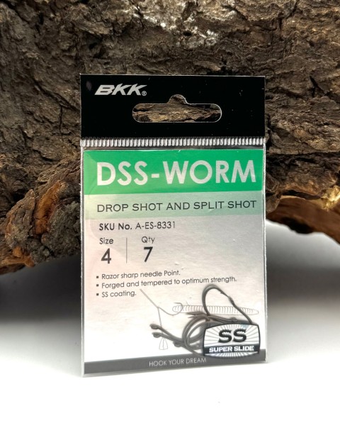 BKK DSS-Worm Dropshot & Split Shot Haken